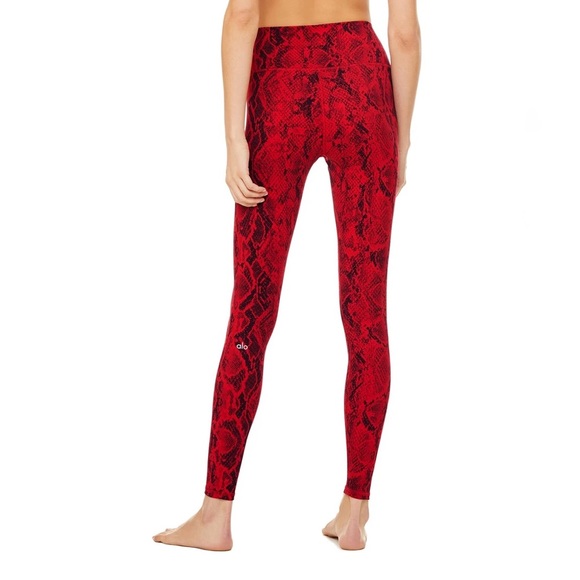 NWT - Alo Yoga High-Waist Snakeskin Vapor Legging - Picture 3 of 11